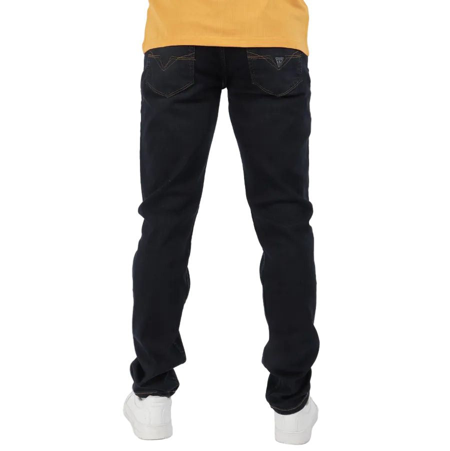 Guess Mens Jeans Denim Dark Wash Slim Tapered AS2AXEL.