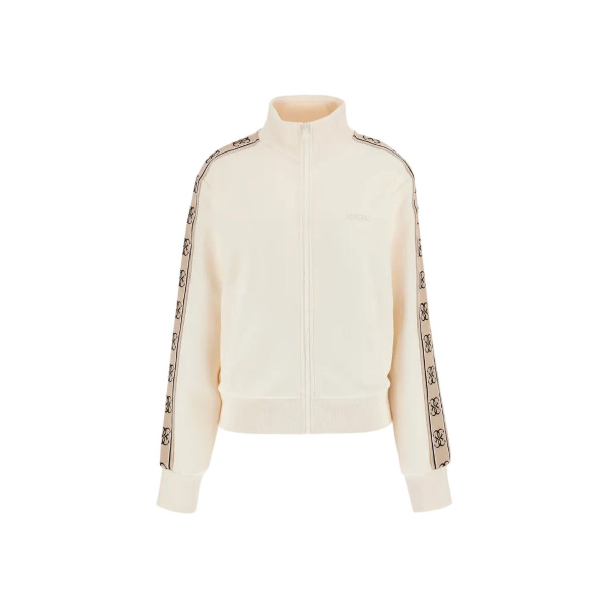 Guess Britney Full-Zip Sweatshirt Cream
