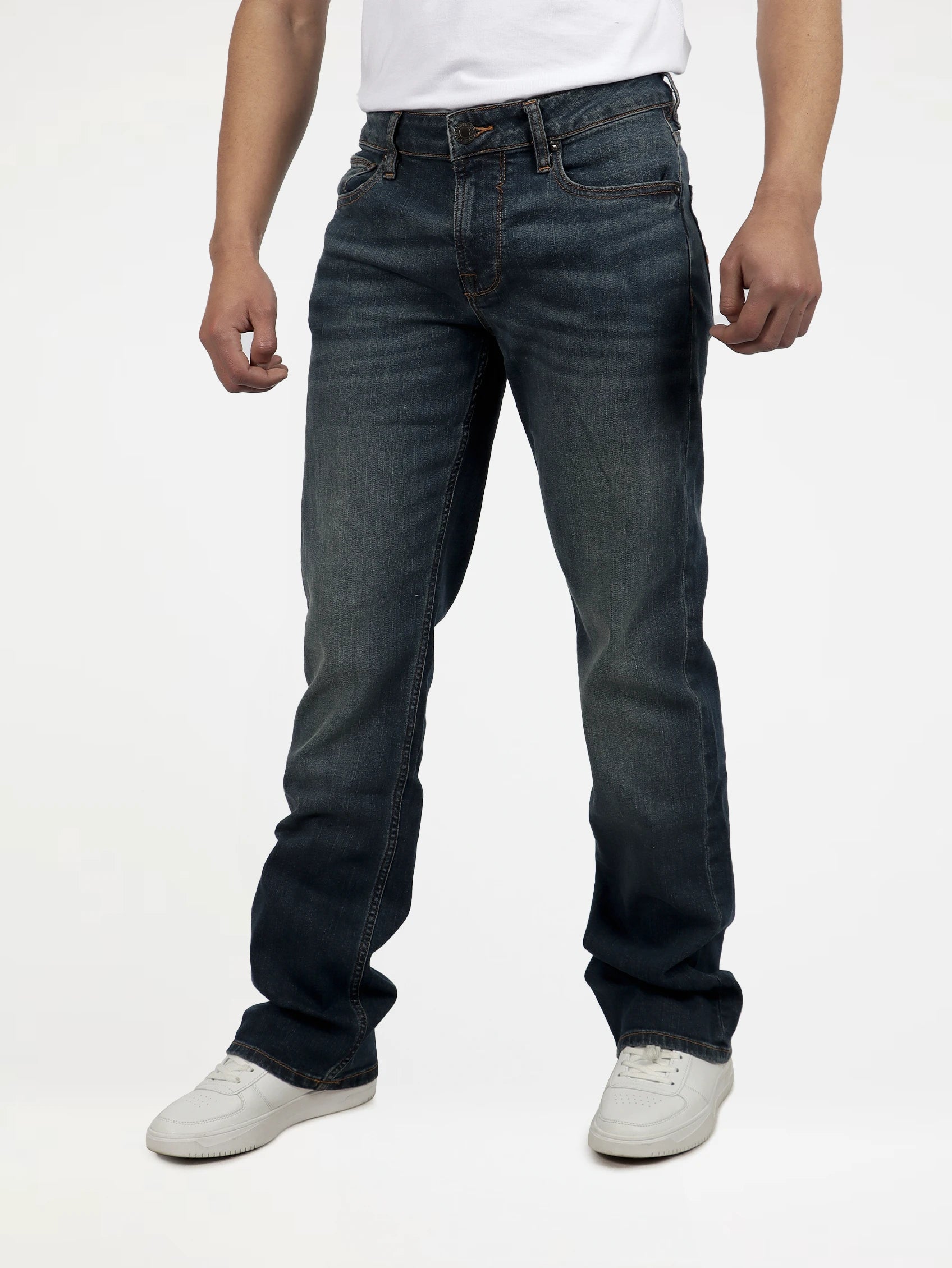 Guess Bootleg Denim Dark Blue (8025738936409)
