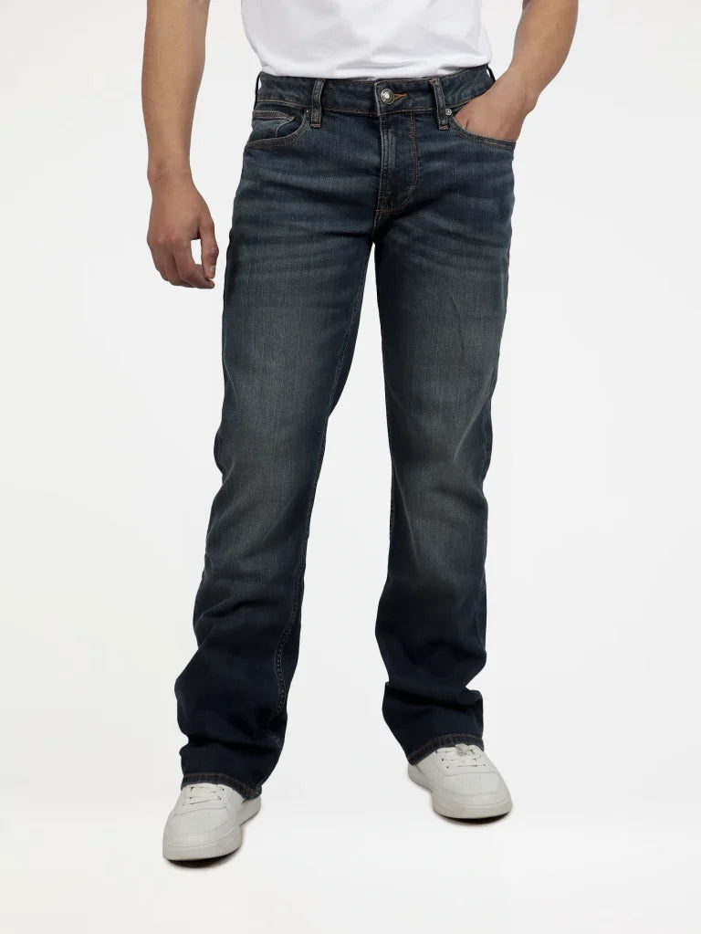 Guess Bootleg Denim Dark Blue (8025738936409)