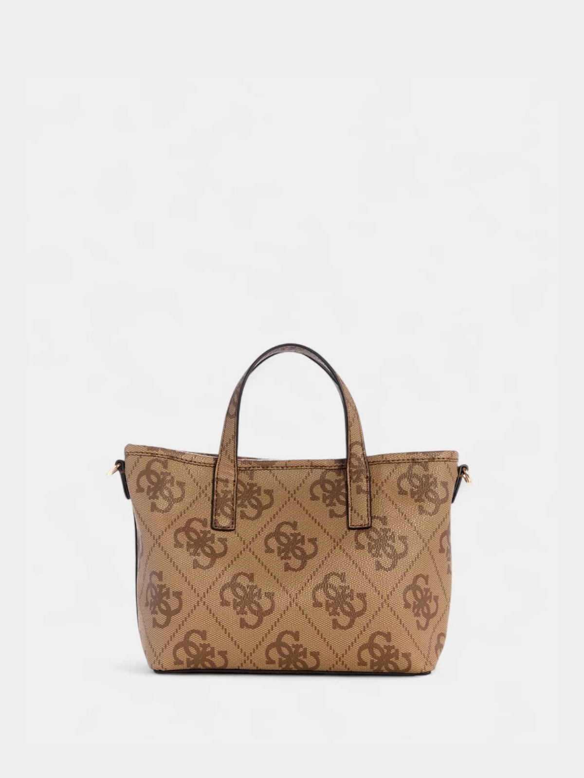 Guess Latona II 4G Logo Mini Tote Handbag Latte SG869175