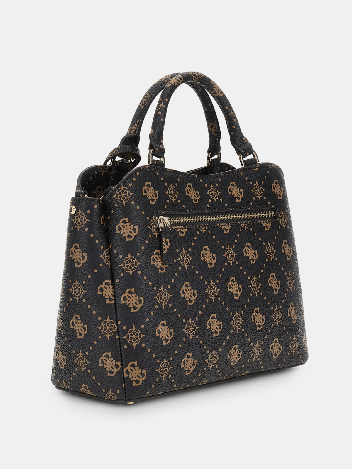 Guess Silia Girlfriend Satchel Espresso Logo GP989006