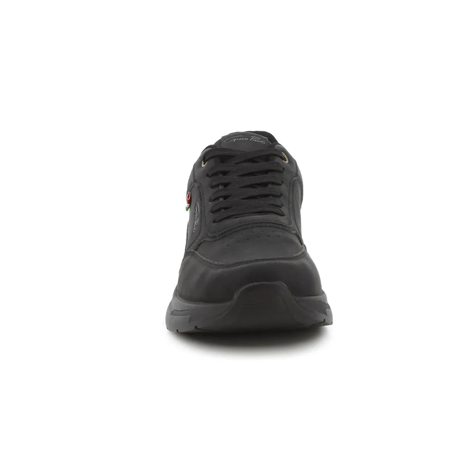 Gino Paoli Leandro Lace Up Sneakers-Black GPM10057BKBK