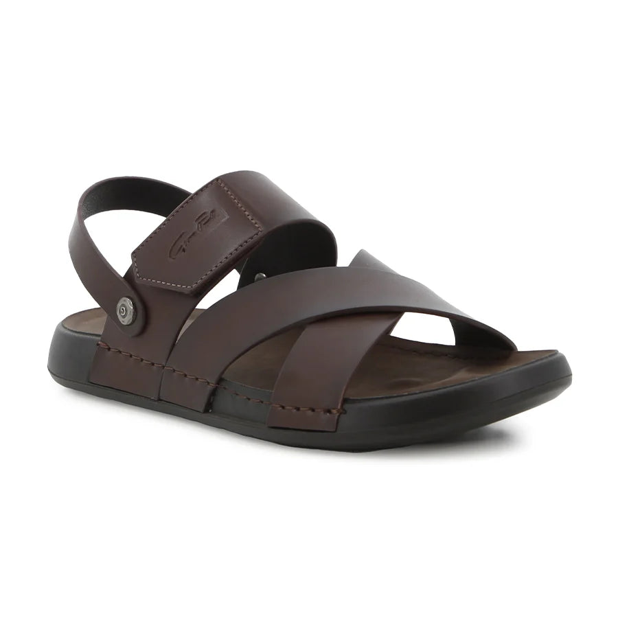 Gino Paoli Men's Struthers Slingback Sandals-Brown GPM40007BRBR