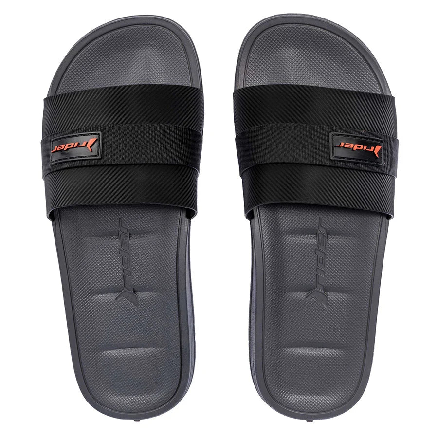 Rider Men's Go Slides-Grey/Black GRM11679GRBK