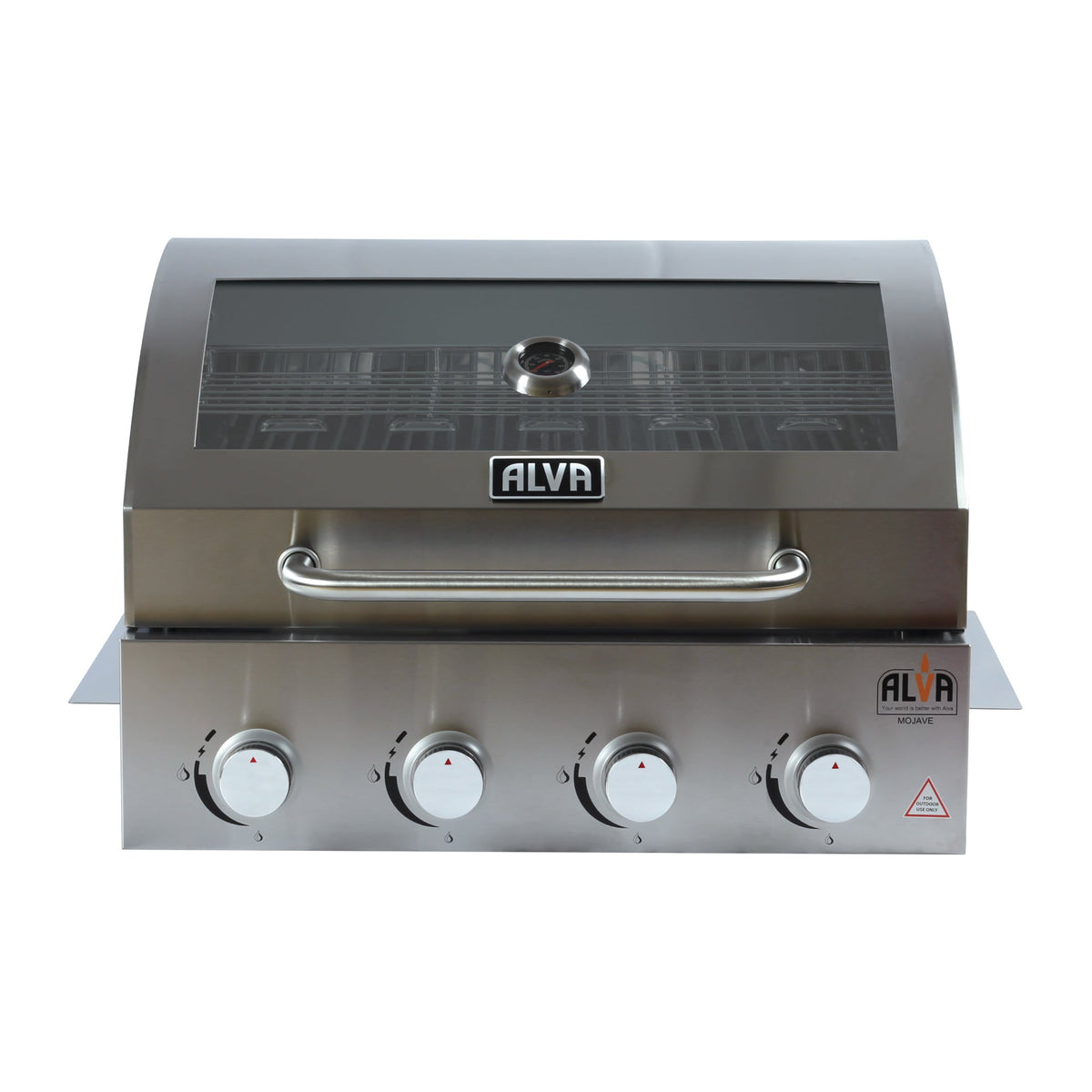 Alva Mojave 4-Burner Glass Hood Drop-In Gas BBQ GSS4BTT