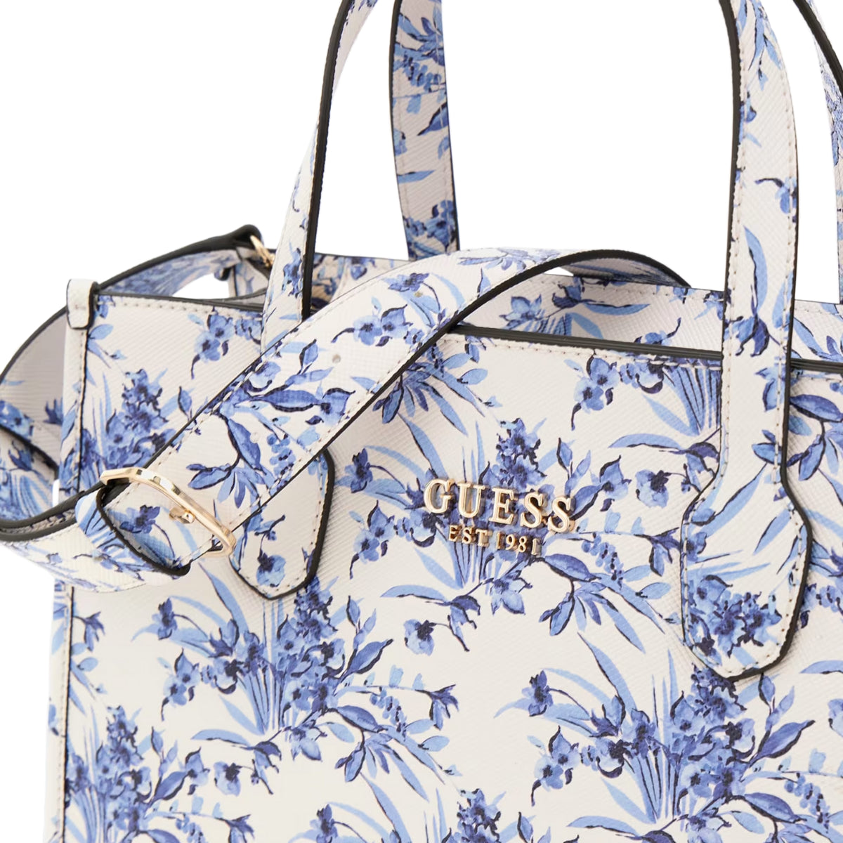Guess Silvana 2 Compartment Bag Floral Multi Tote Bag FG866522