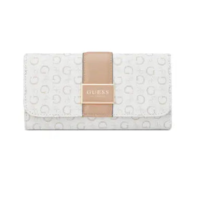 Guess Purse Isabella Slim Clutch White SG193251.