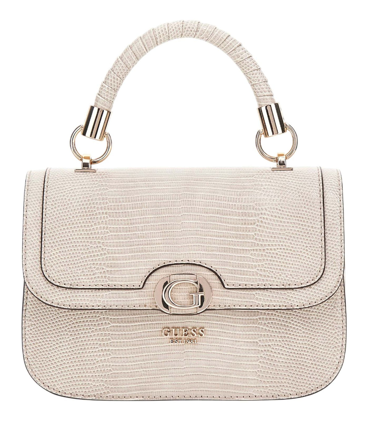 Guess Orlina Top Handle Flap Bag Taupe (8025752338521)