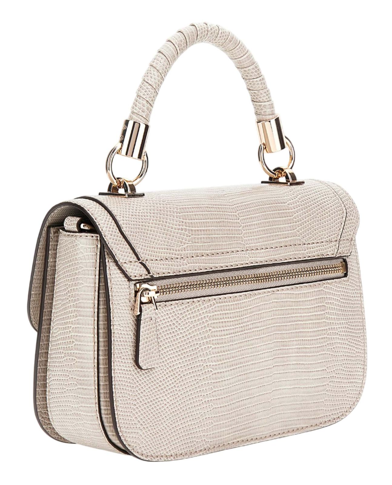 Guess Orlina Top Handle Flap Bag Taupe (8025752338521)