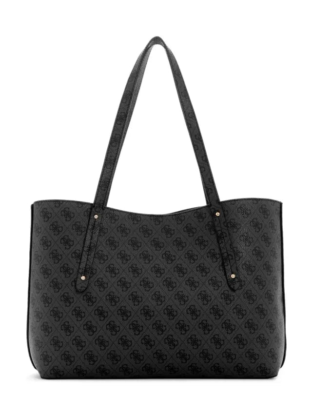 Guess Women Bag Brenton Tote Coal Black LG964823.
