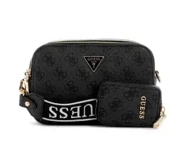 Guess Women Bag Latona II Camera Crossbody Black SG869113.