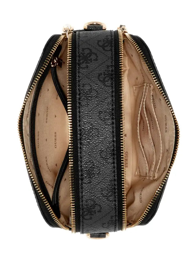 Guess Women Bag Latona II Camera Crossbody Black SG869113.