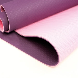 Eco-Friendly Non-Slip Yoga Mat 61x183cm 6mm