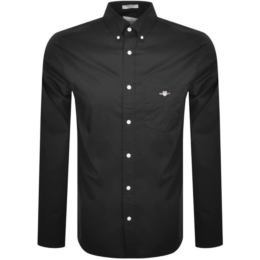 Gant Regular Fit Poplin Shirt Black