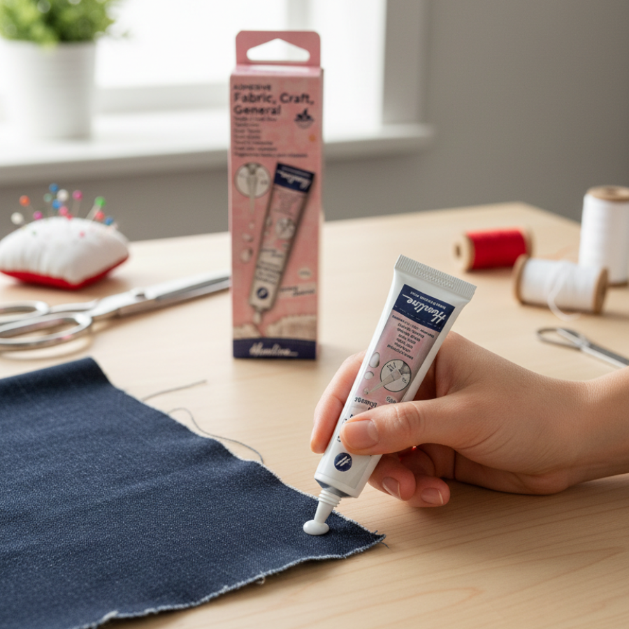 Hemline Fabric Craft Glue 30g