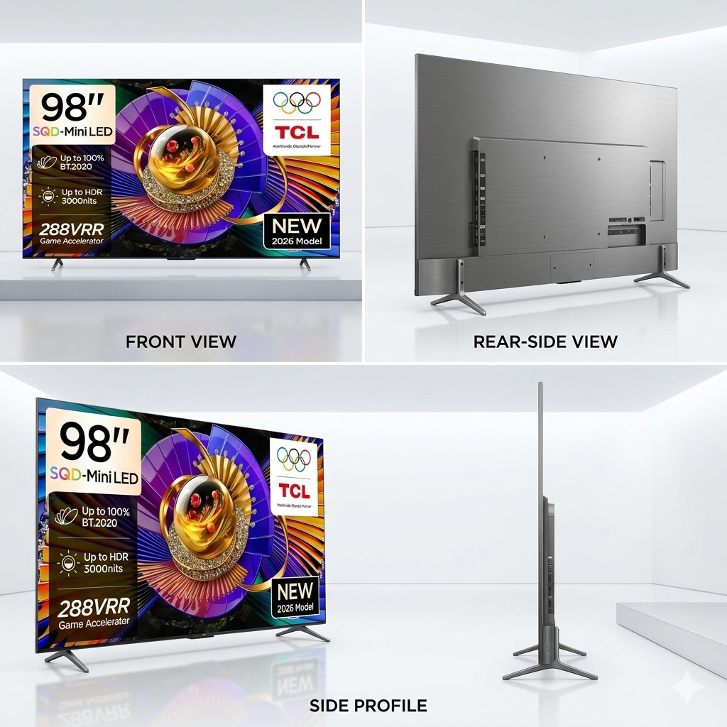TCL 98 -inch SQD-MINI LED 144Hz TV 98C7L