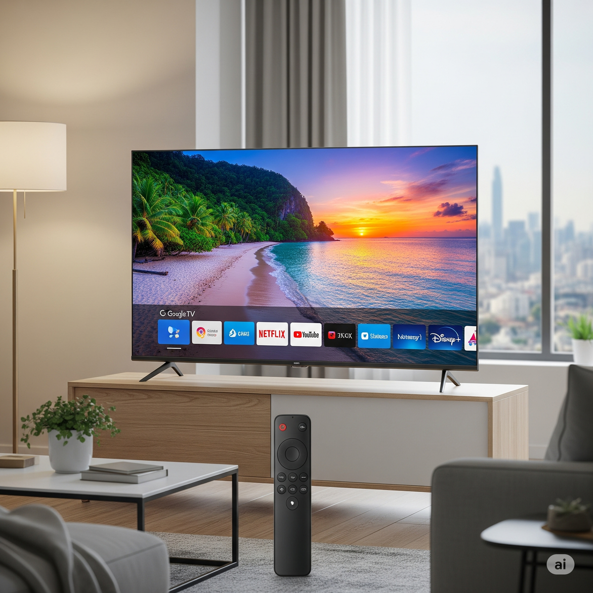 Skyworth 55" UHD Google TV 55Q6400H