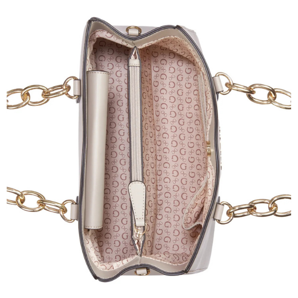 Guess AHB Millport Satchel Taupe LG996807