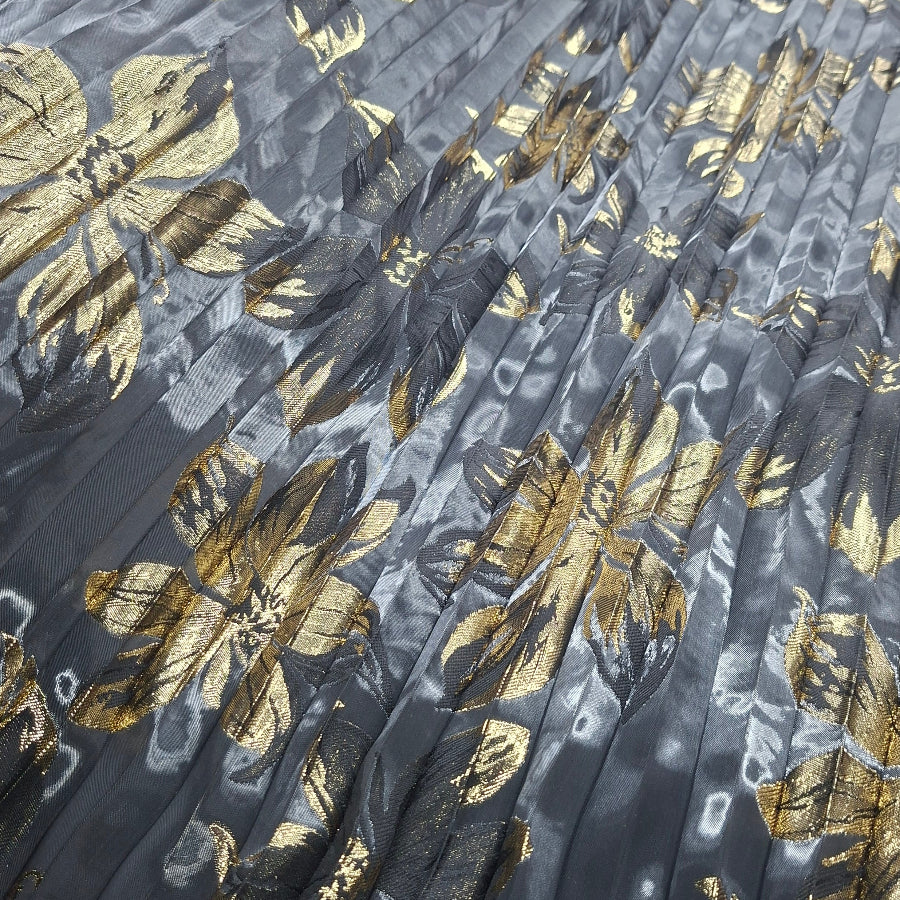 Pleated Brocade