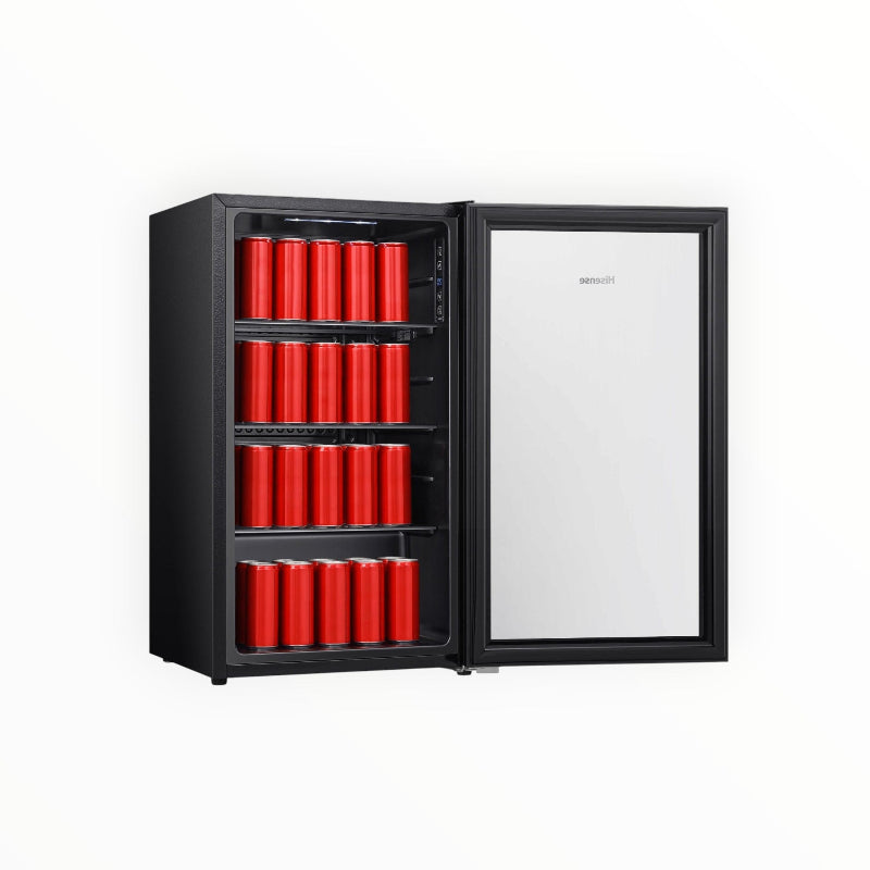 HISENSE 91L Black Beverage Cooler H125BC