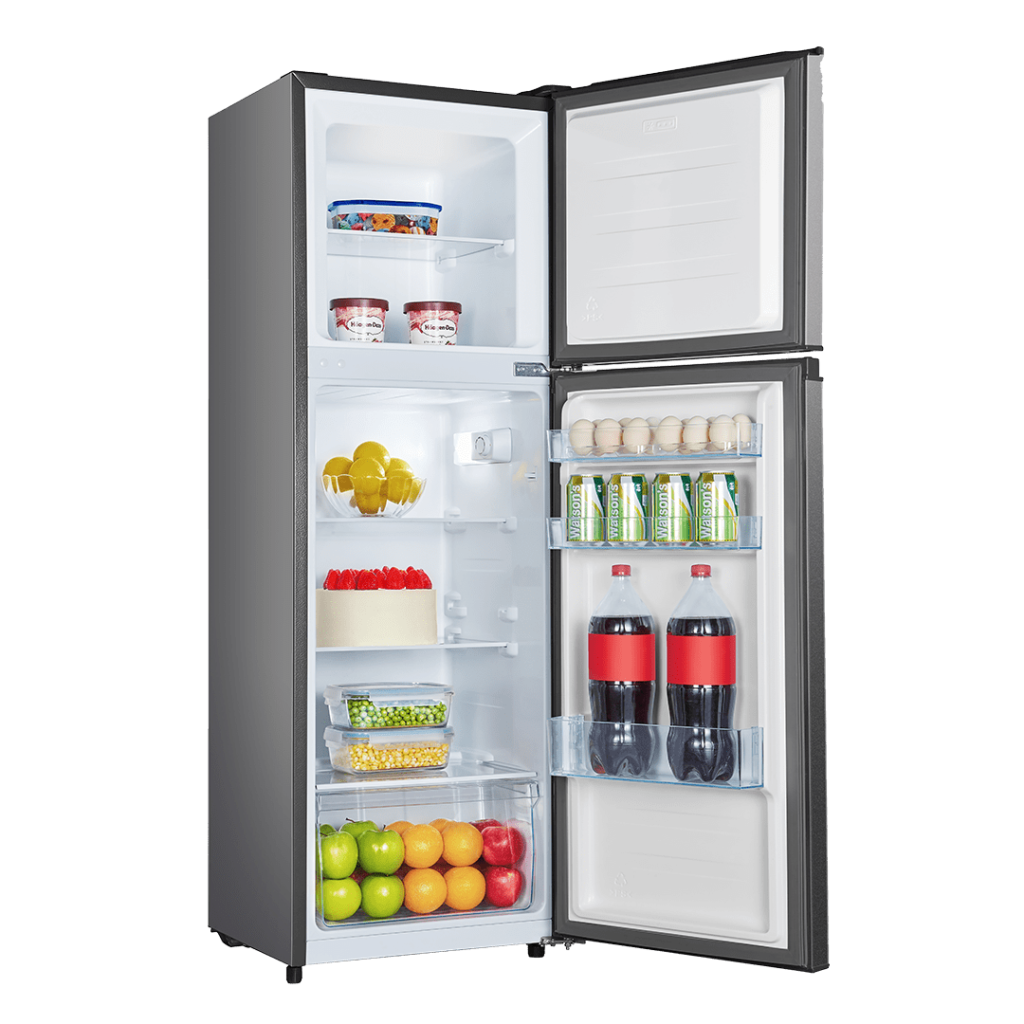 Hisense 154L Metallic Top Freezer Fridge H225TTS