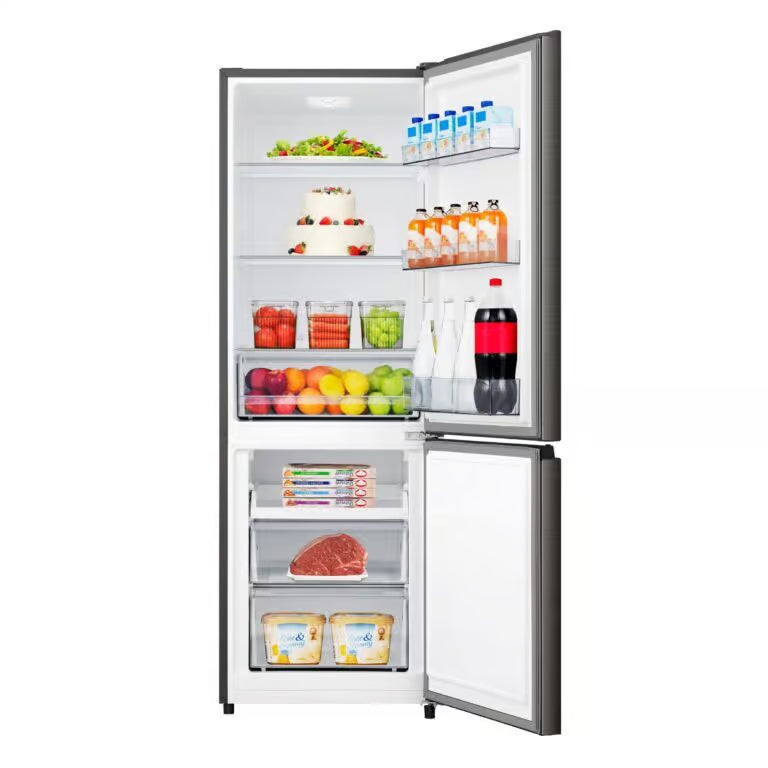 Hisense 60cm Black Inox Bottom Mount Refrigerator H425BIT