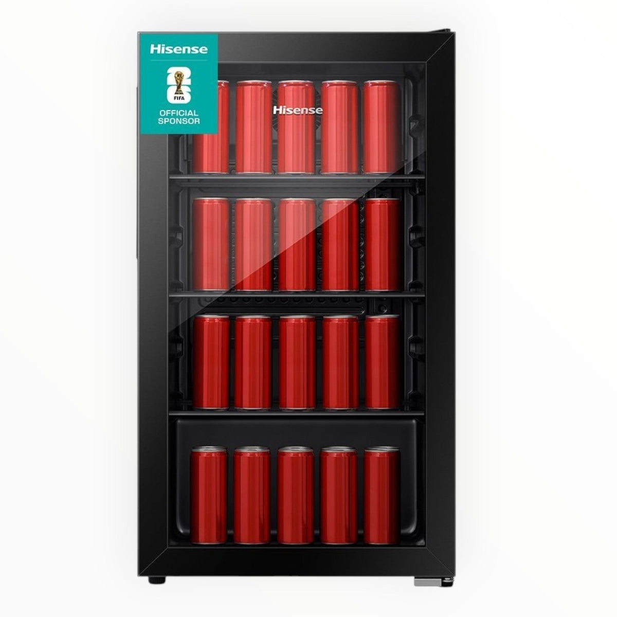 HISENSE 91L Black Beverage Cooler H125BC