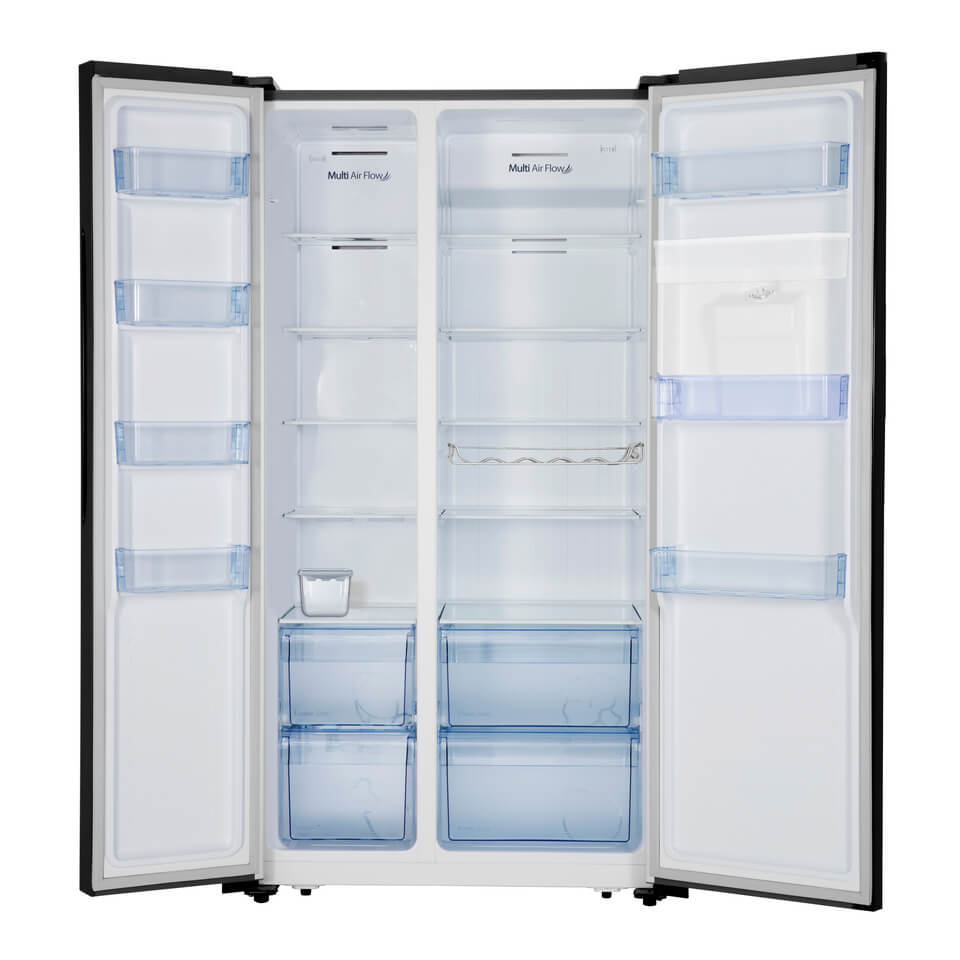Hisense 514L Black Side By Side Fridge with Water Dispenser H670SMIB-WD