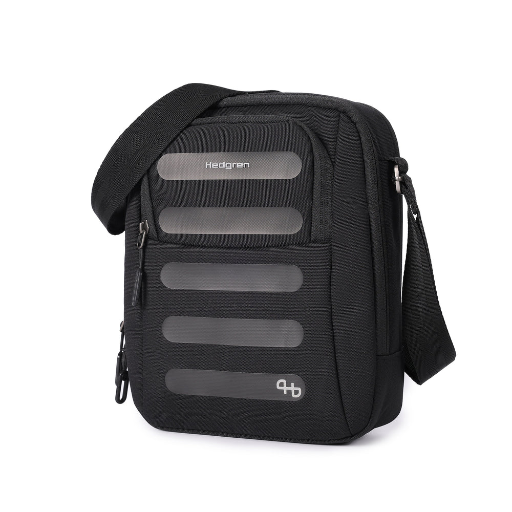 Hedgren Relax M Vertical Crossover M+RFID-Black HCMBY15