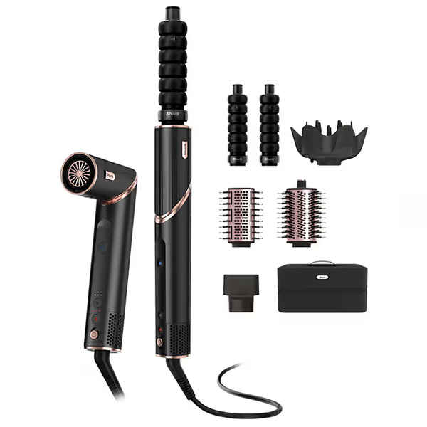Shark FlexStyle 5-in-1 Air Styler & Hair Dryer with Storage Case Black HD446EU