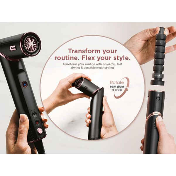 Shark FlexStyle 5-in-1 Air Styler & Hair Dryer with Storage Case Black HD446EU
