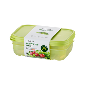 LocknLock FreshBlock Rectangle 760ml 2 Piece HLE5300S2CR