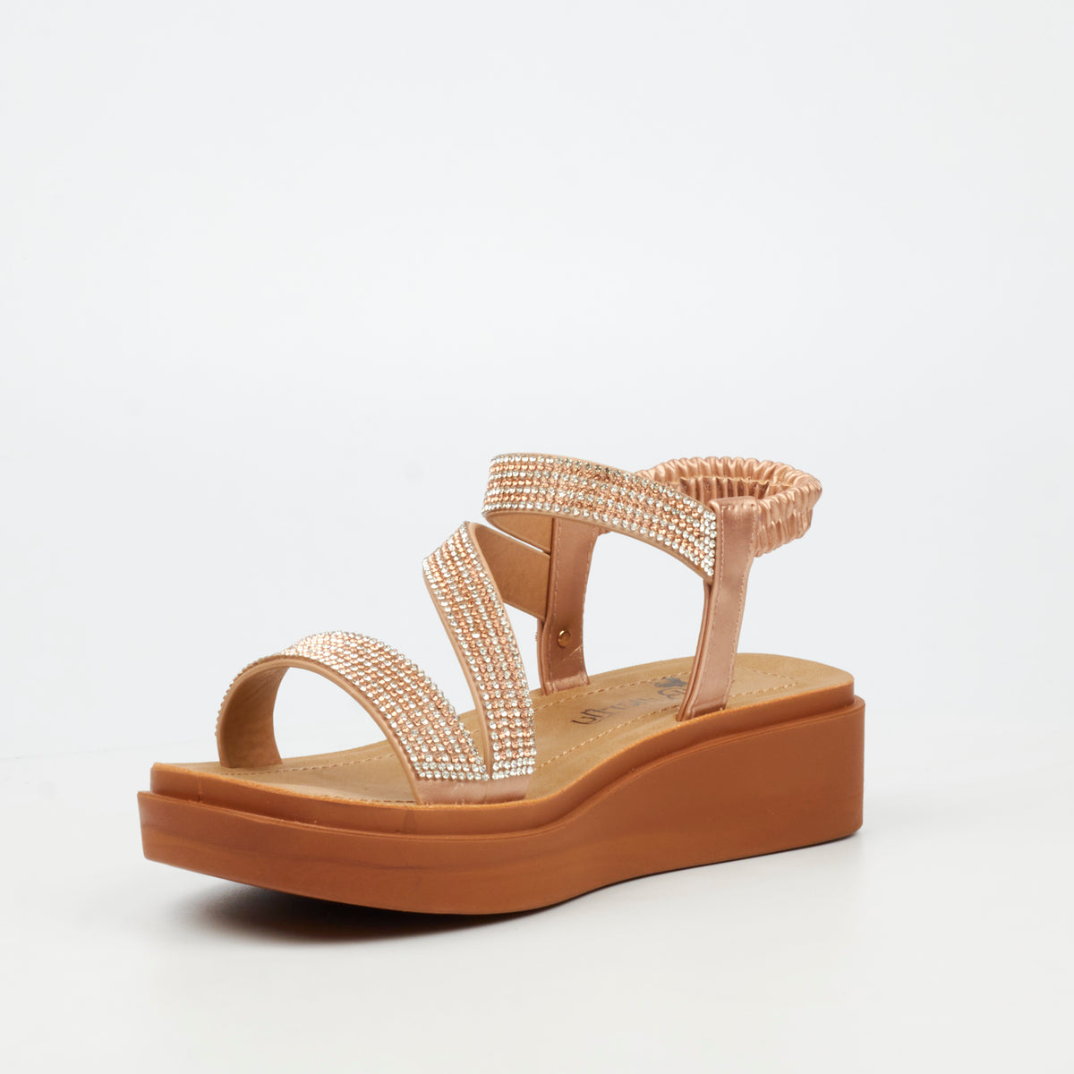 Butterfly Feet Ladies Holt 1 Sandals-Rose Gold
