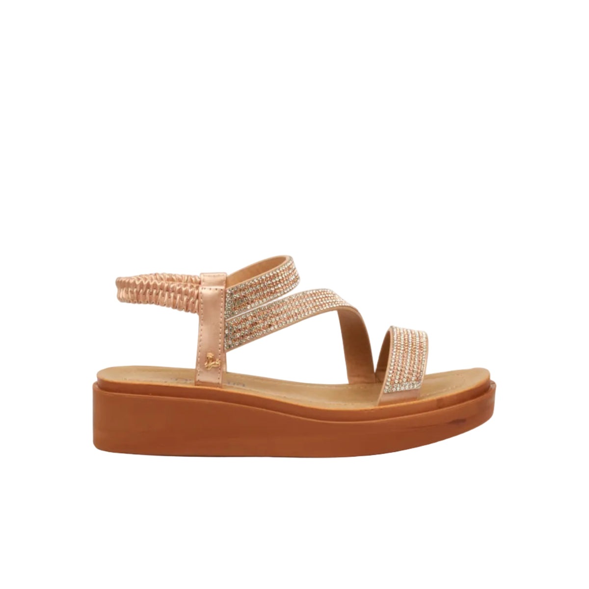 Butterfly Feet Ladies Holt 1 Sandals-Rose Gold