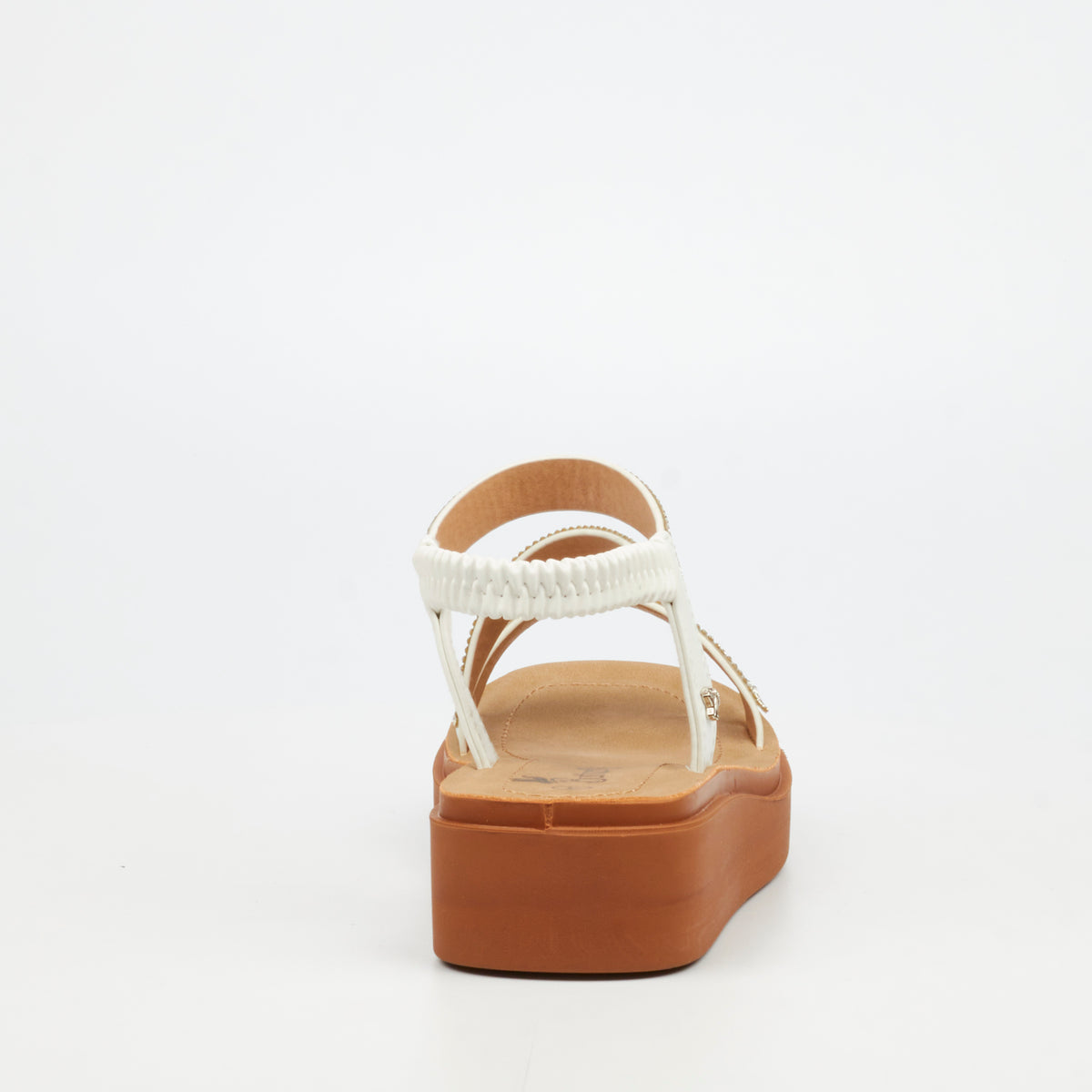 Butterfly Feet Ladies Holt 1 Sandals-White
