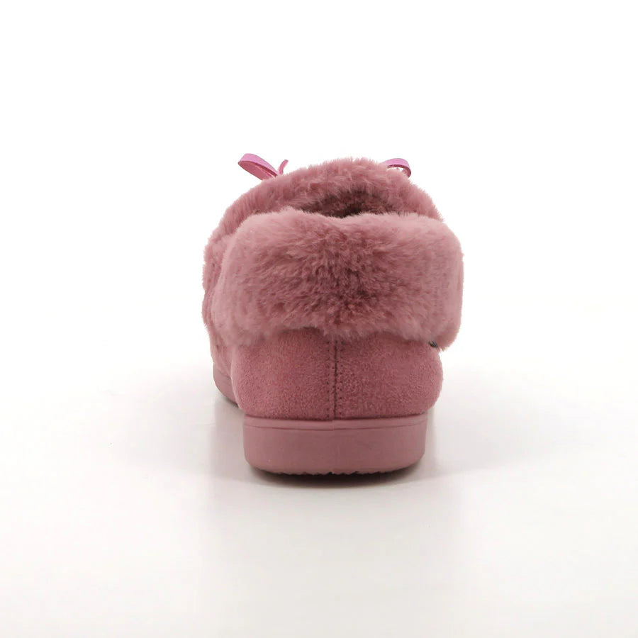 Hush Puppies Ladies Winter Slippers Marie Dusty Pink HPL01199DUPK.