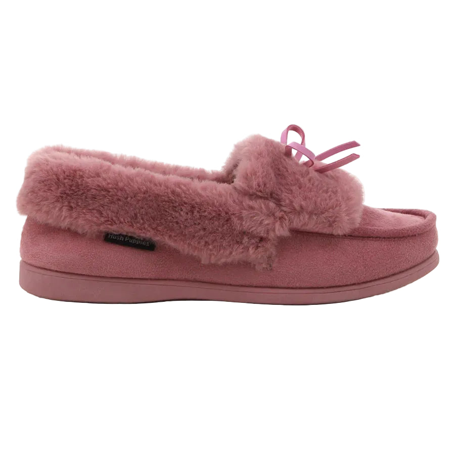 Hush Puppies Ladies Winter Slippers Marie Dusty Pink HPL01199DUPK.