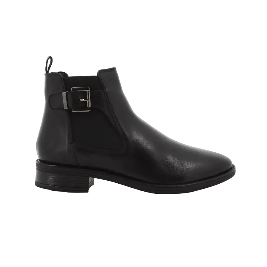 Hush Puppies  Annika Boots Black Nappa Leather HPL01397BKBK