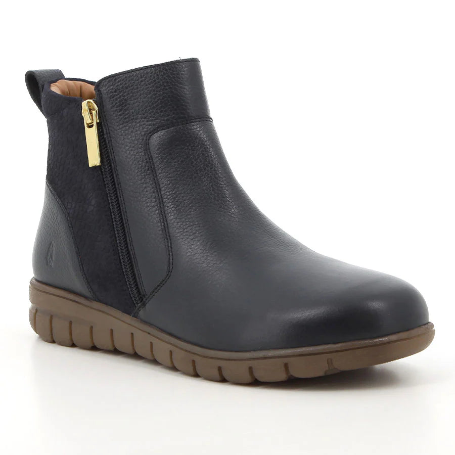 Hush Puppies Aurelia Leather Boots -Navy HPL01495NVNV-04