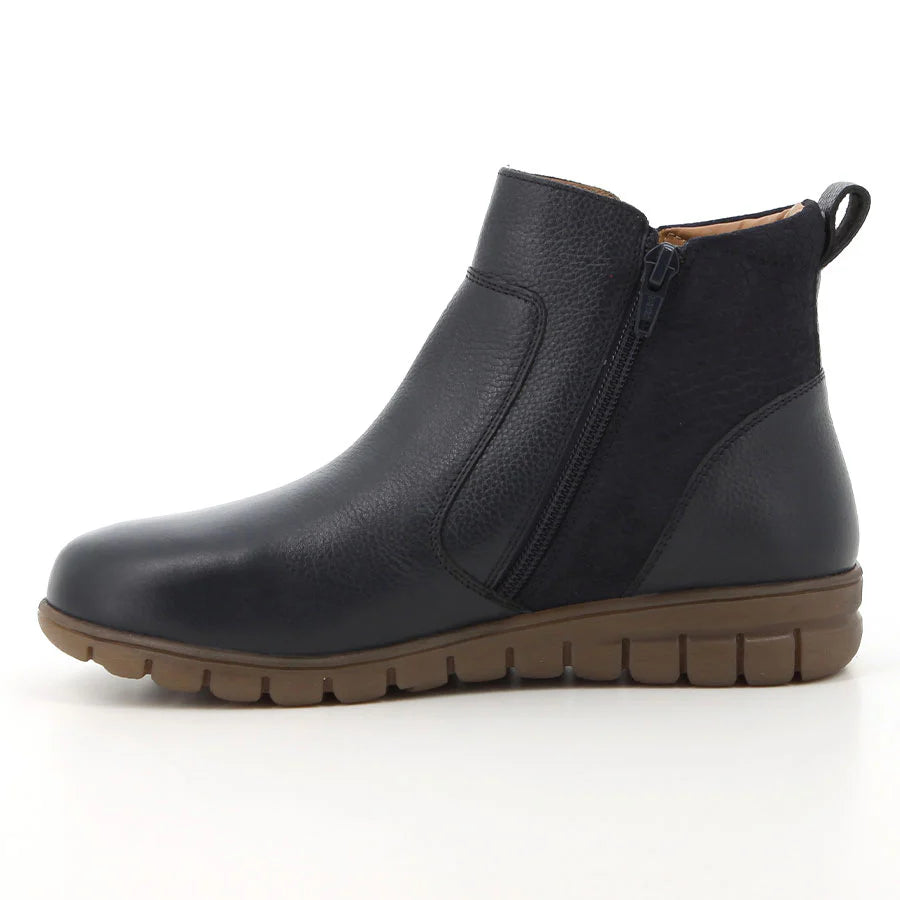 Hush Puppies Aurelia Leather Boots -Navy HPL01495NVNV-04