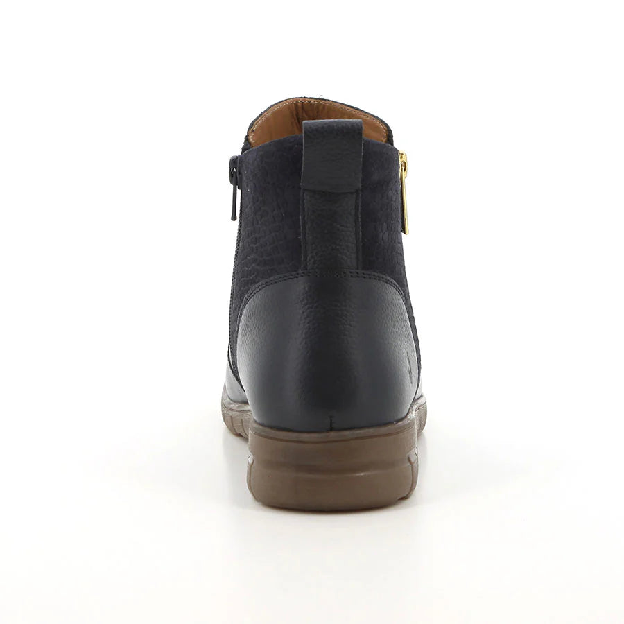 Hush Puppies Aurelia Leather Boots -Navy HPL01495NVNV-04