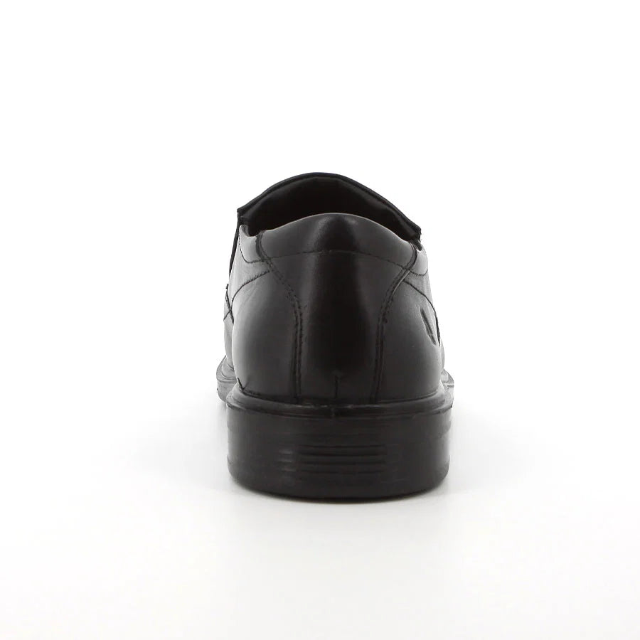 Hush Puppies Mens  Rainmaker II Slip On Leather Shoes-Black HPM00899BKBK