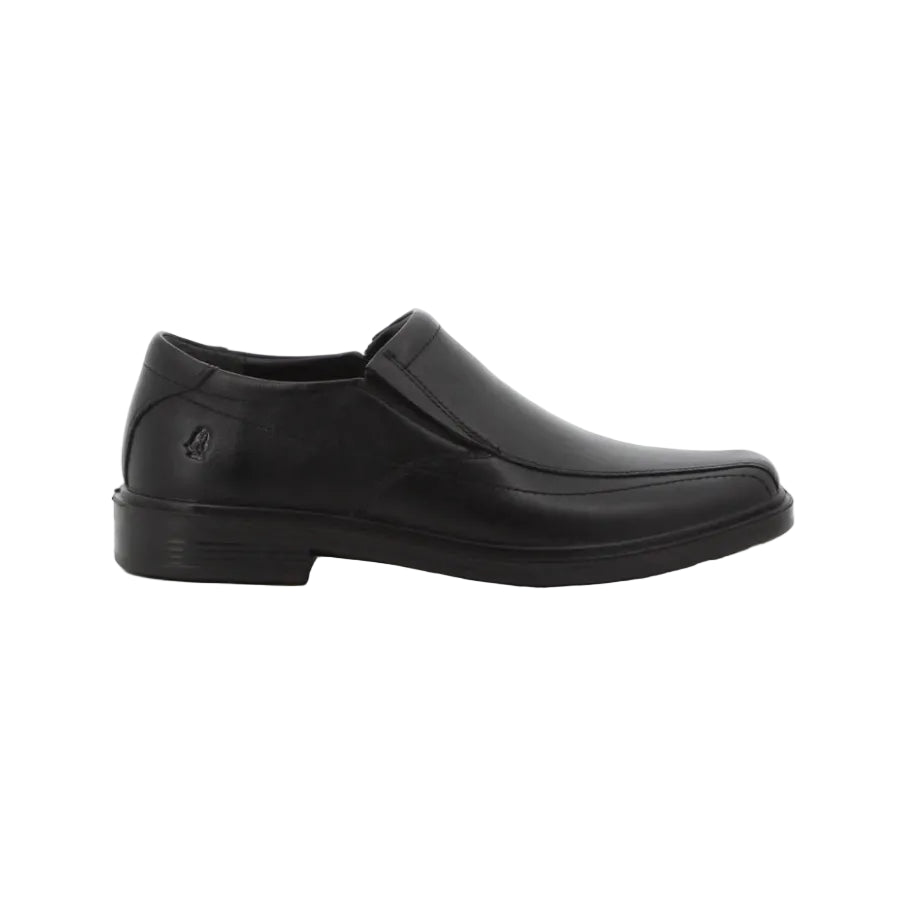 Hush Puppies Mens  Rainmaker II Slip On Leather Shoes-Black HPM00899BKBK