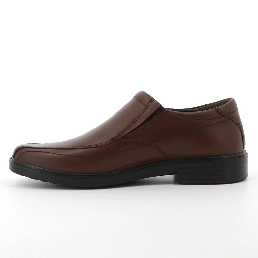 Hush Puppies Mens  Rainmaker II Slip On Leather Shoes-Light Brown HPM00899LTBR
