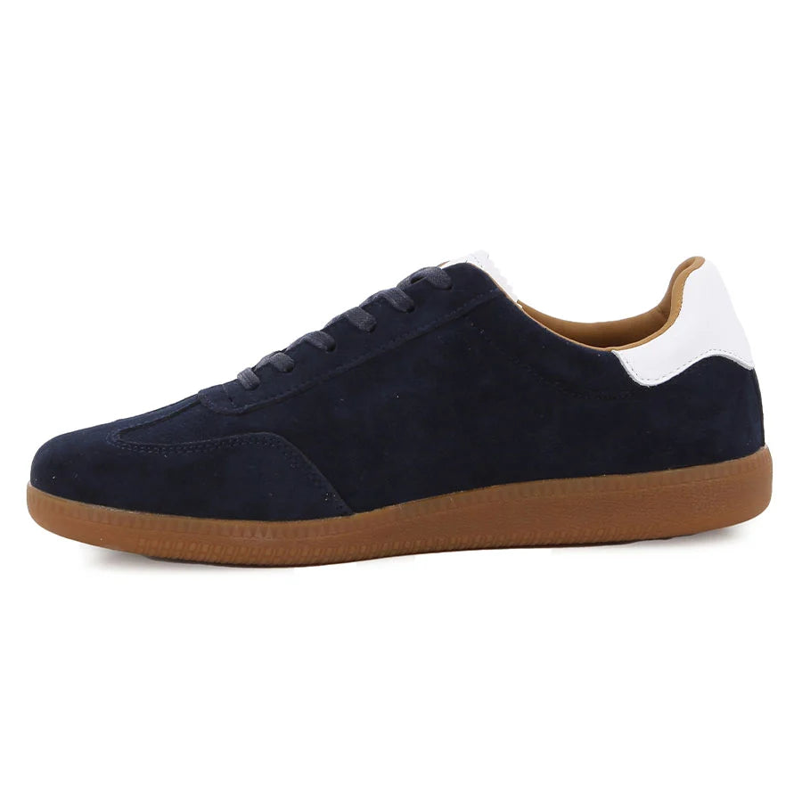 Hush Puppies Men's Freddy Sneaker-Navy Suede HPM01047NVNV