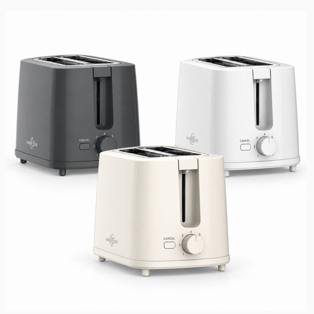 Homestar 2-Slice Toaster Grey HS-JY62106.