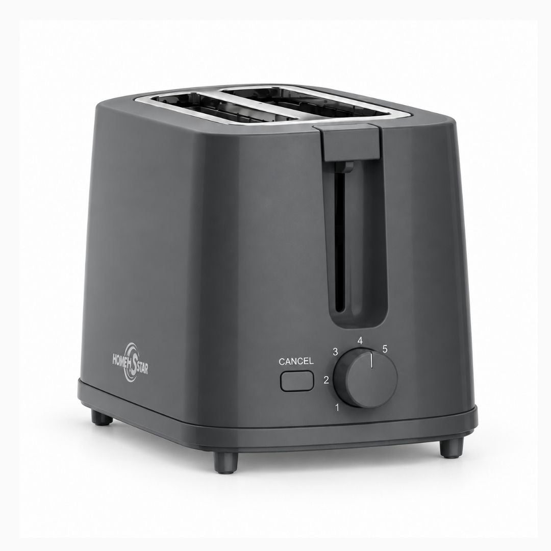 Homestar 2-Slice Toaster Grey HS-JY62106.