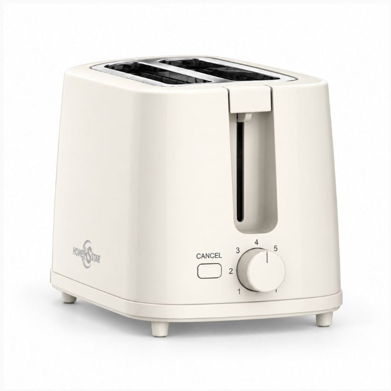 Homestar 2-Slice Toaster Ivory HS-JY62106.