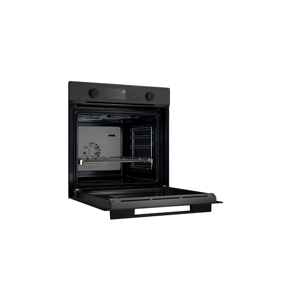 Bosch HUA736EG0Z Series 4 Built-in Steam Oven 60 x 60 cm – Black Stainless Steel.